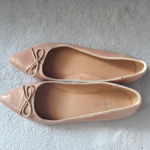 Banana Republic Tan Pointed Toe Ballet Flats